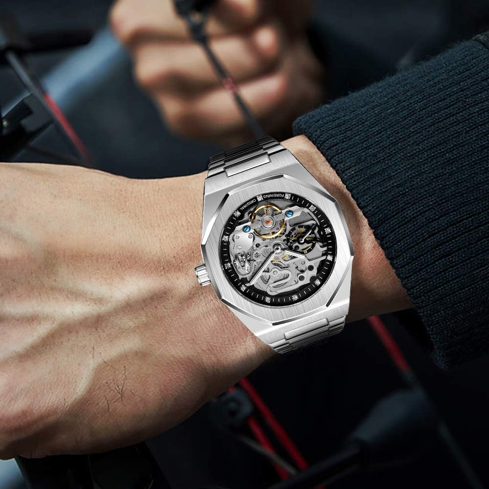 RELOJ FORSINING DIAMOND SKELETON AUTOMÁTICO - P