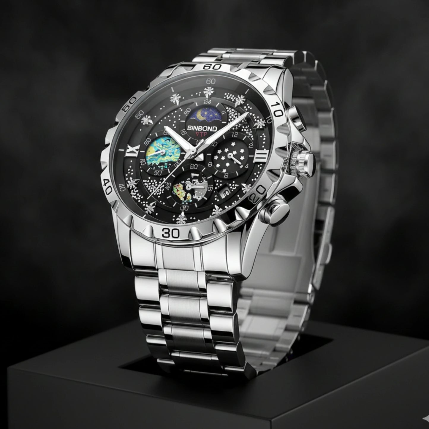 RELOJ BINBOND B3225 FASE LUNAR