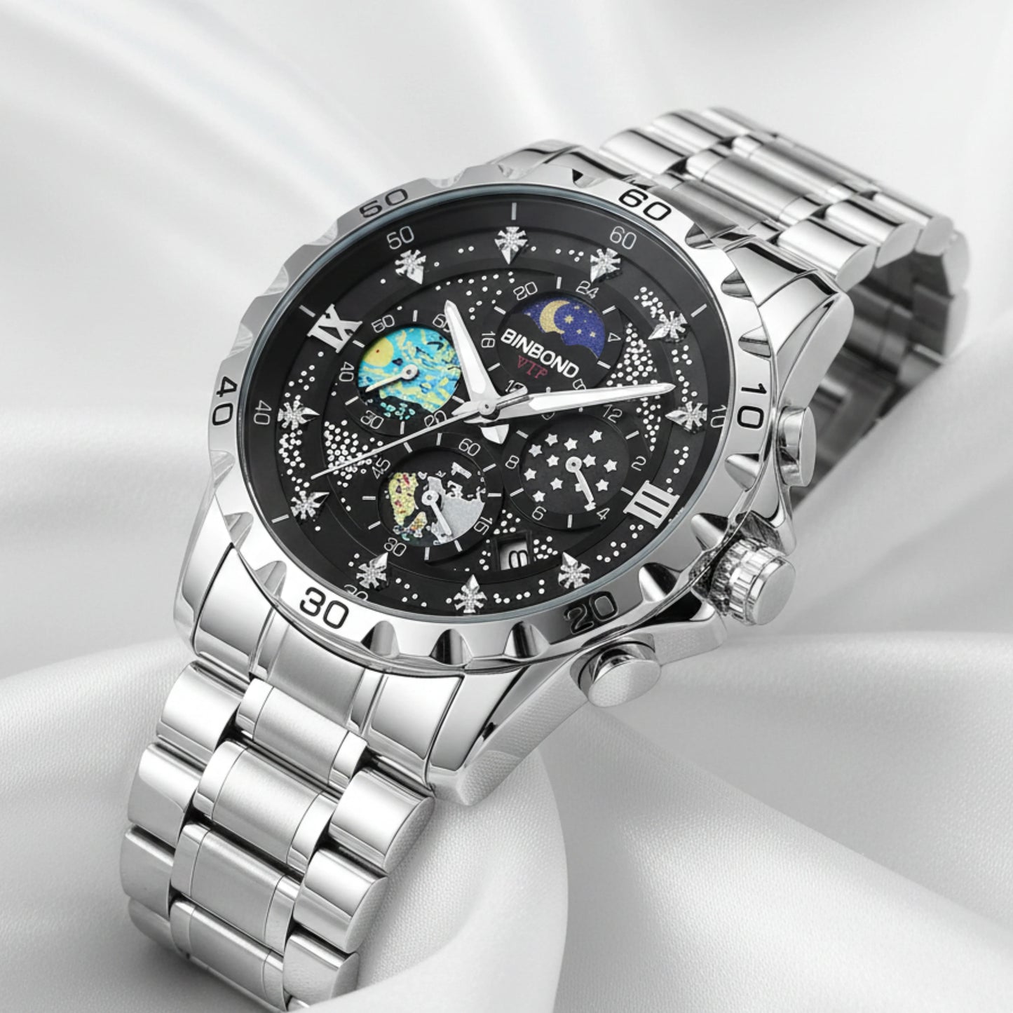 RELOJ BINBOND B3225 FASE LUNAR