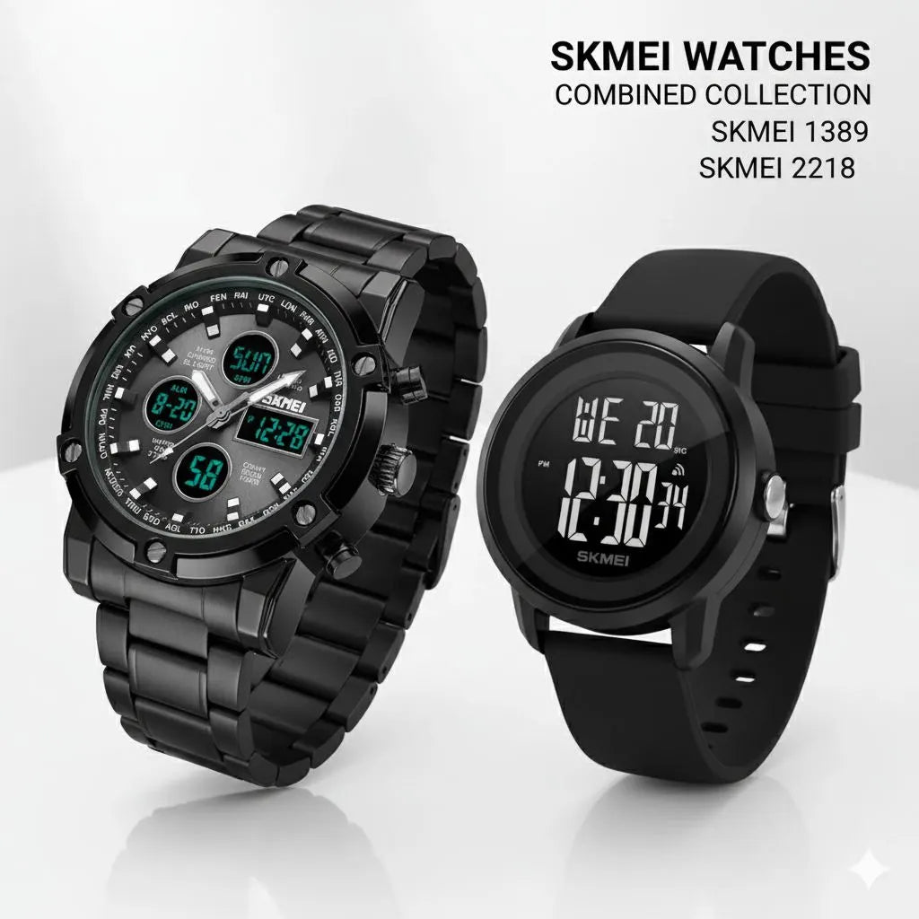 COMBO RELOJ SKMEI 1389 + SKMEI 2218